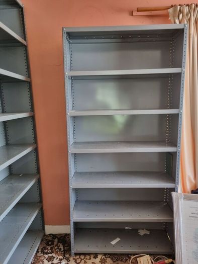 industrial steel shelving unit job lot five pieces