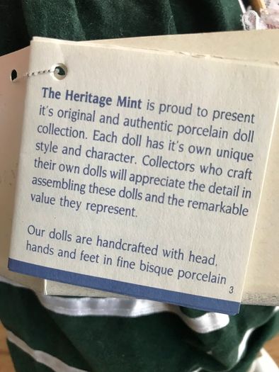 Collectors Porcelain Doll