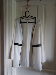white/black light jacket