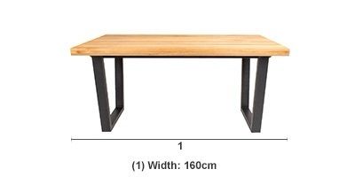 CALIA Oak Small Rectangle Dining Table