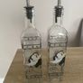 Reduced Set of tall oil and vinegar bottles in stand Image 10
