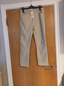 H&M Faux  Leather Trousers.  S. L - 16  B.N.W.T