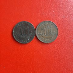 2 British Halfpenny