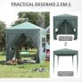 2 X 2m Pop Up Gazebo (limited Stock) Image 4