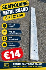 Galvanized Steel Scaffolding Planks / Stage (8FT)