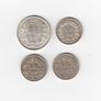SWISS, HELVETIA, 4 x  83.5% silver coins (no. 385) Image 2