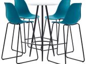 5 Piece Bar Set Plastic Turquoise