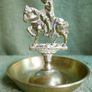Vintage Lady Godiva Naked Lady Coventry Brass Ornament. Image 2