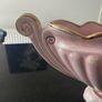Large Sadler art Deco style  "Majestic" Pink Lustre Ware Gondola Mantle Vase Image 4