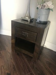 Walnut Table Lamp