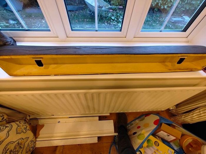 Geocast dark oak mantle beam