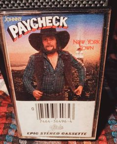 1980. Johnny Paycheck. New York Town. Cassette Tape.
