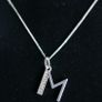 Sterling Silver 925 and Cubic Zirconia Pendant M Image 2