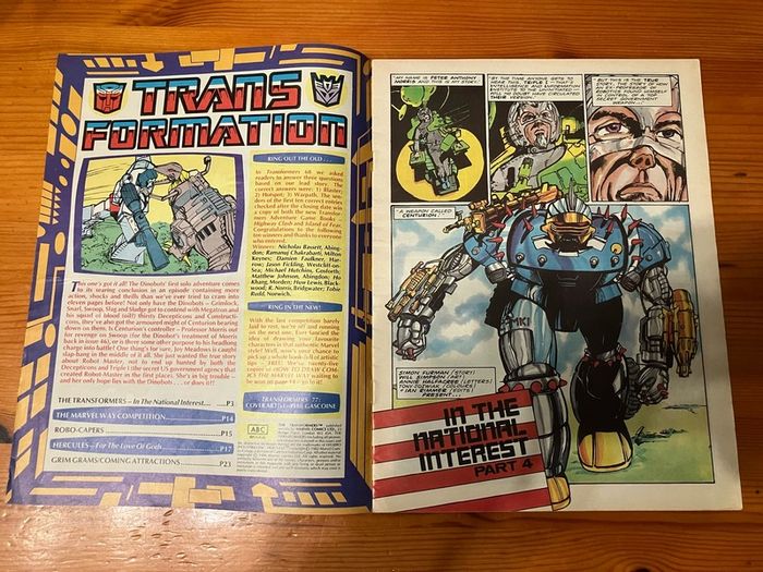 Comic: 'The Transformers' no. 77 (6th September 1986)