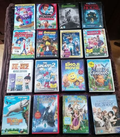16 DVDs - Classification G and PG