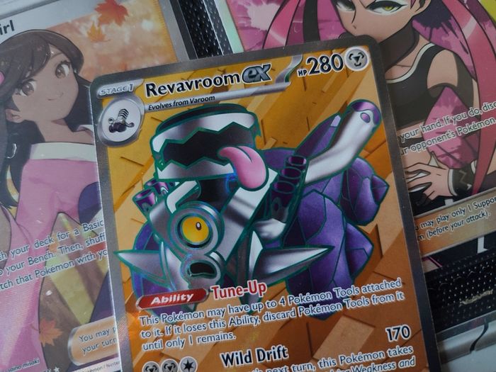 Revavroom EX ! Ultra Rare ! from Obsidian Flames Set ! 2023 ! Pokemon Card !