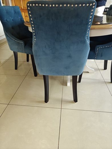 Kitchen table and six chairs