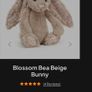 Jellycat Blossom Bea Beige Bunny New (retired) Image 3