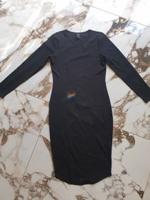 Fitted Black Dress S