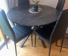 Table and 4 chairs