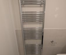 Chrome Towel RChrome Towel Radiator 1800x500 With Valves & Fittingsadiator