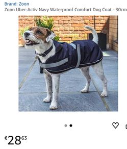 Brand New Dog Zoon Waterproof Comfort Coat