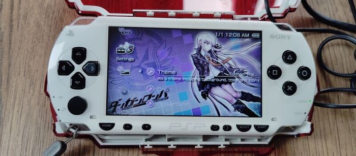 Psp Modded White 64gb Original Charger Original Battery