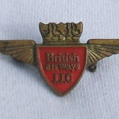 British Airways Junior Jet Club (JJC) - Golden Wings membership badge (1970's)
