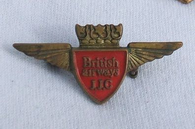 British Airways Junior Jet Club (JJC) - Golden Wings membership badge (1970's)
