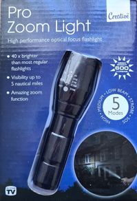 Creative Zoom LED  Torch Flashlight