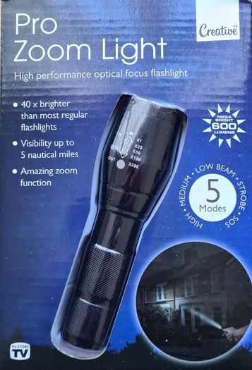Creative Zoom LED  Torch Flashlight