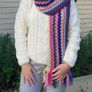 Handmade Crochet Pocket Shawl Image 3