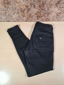 Womens Tommy Hilfiger Sylvia black super skinny high rise jeans Size W 27 L 30 A2