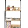 BRAND NEW Metal bookshelf multifunctional storage rack microwave oven shelf kitchen bathroom shelf household storage rack 60x40x125, 5cm Image 6