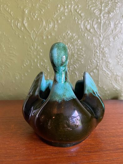 Blue Mountain pottery swan