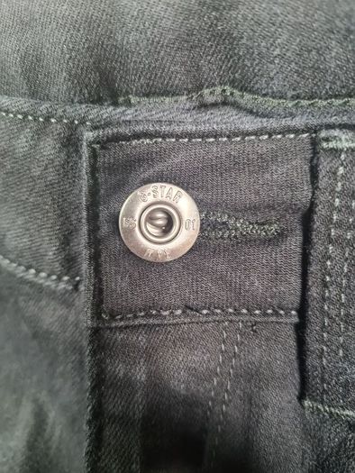 G STAR RAW black slim fit stretchy denim jeans Size W 29 L 30  zip fly A1