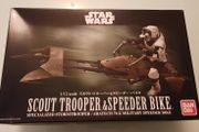 Bandai star wars scout trooper and speeder bike