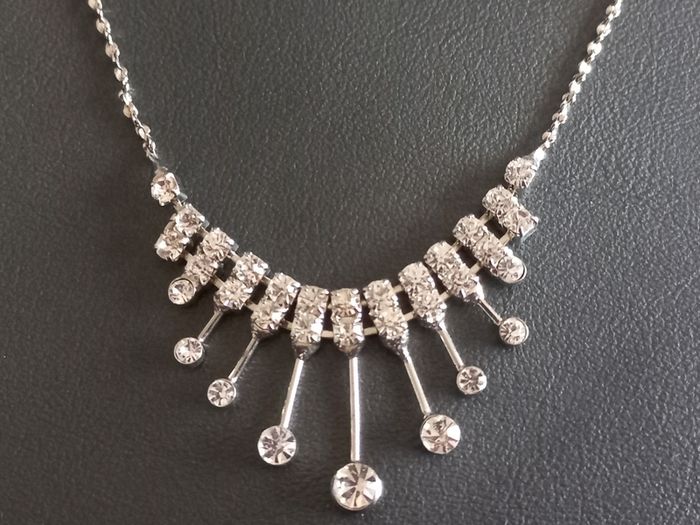 Vintage Diamonte Necklace
