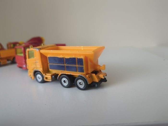 Set of 6 Vintage Siku Diecast Trucks