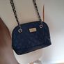DKNY French Navy Soft Quilted Genuine Leather Bag Image 3