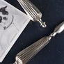 Nostalgic Desk Set In Antique Style. Desk Set Reading Magnifier Letter Opener Silver Magnifier Visual Aid Magnifying Glass Image 4