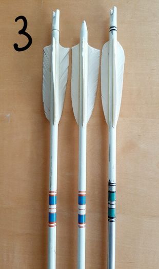 Vintage quiver with arrows