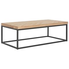 Coffee Table 110x60x37 cm Solid Wood