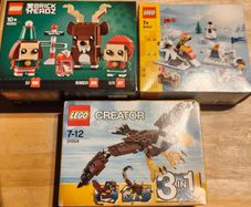Lego lot of X3 retired sets 40353 40424 31004 unopened