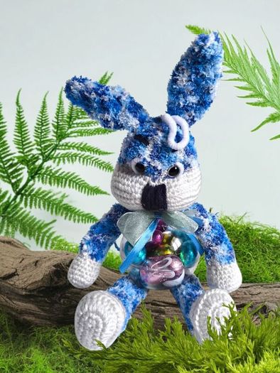 Handmade Crochet Easter Bunny Kids Gift Personalised Easter Bunny Toy