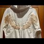 As New Firetrap White and gold hoodie Image 2