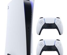 PS5 disc version with dual controllers