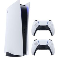 PS5 disc version with dual controllers