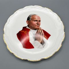 1982 Royal Albert Commemorative Display Plate of Pope John Paul II - 21cm Diameter