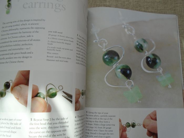 Jewellery making book, Linda Jones, Craft book, Bead and wire jewellery designs, Non fiction